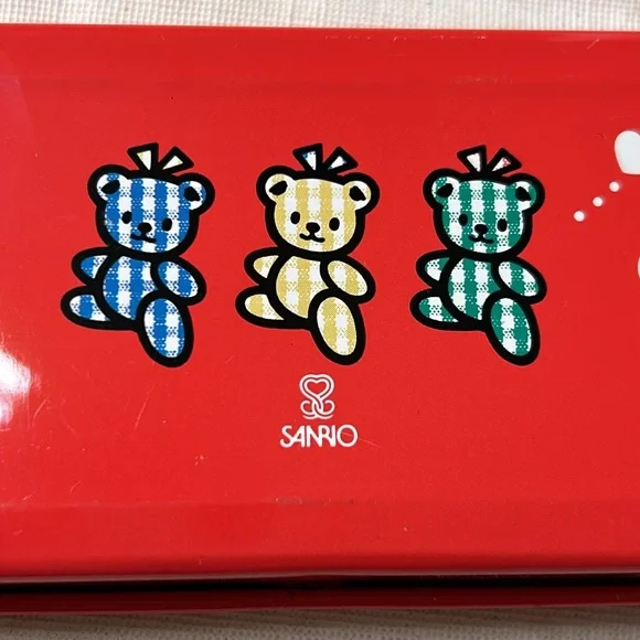 🖤1994 Hello Kitty Metal Pencil Case by Sanrio - Picture 5 of 16